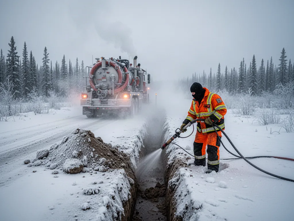 Winter Hydrovac Support, Northern Alberta