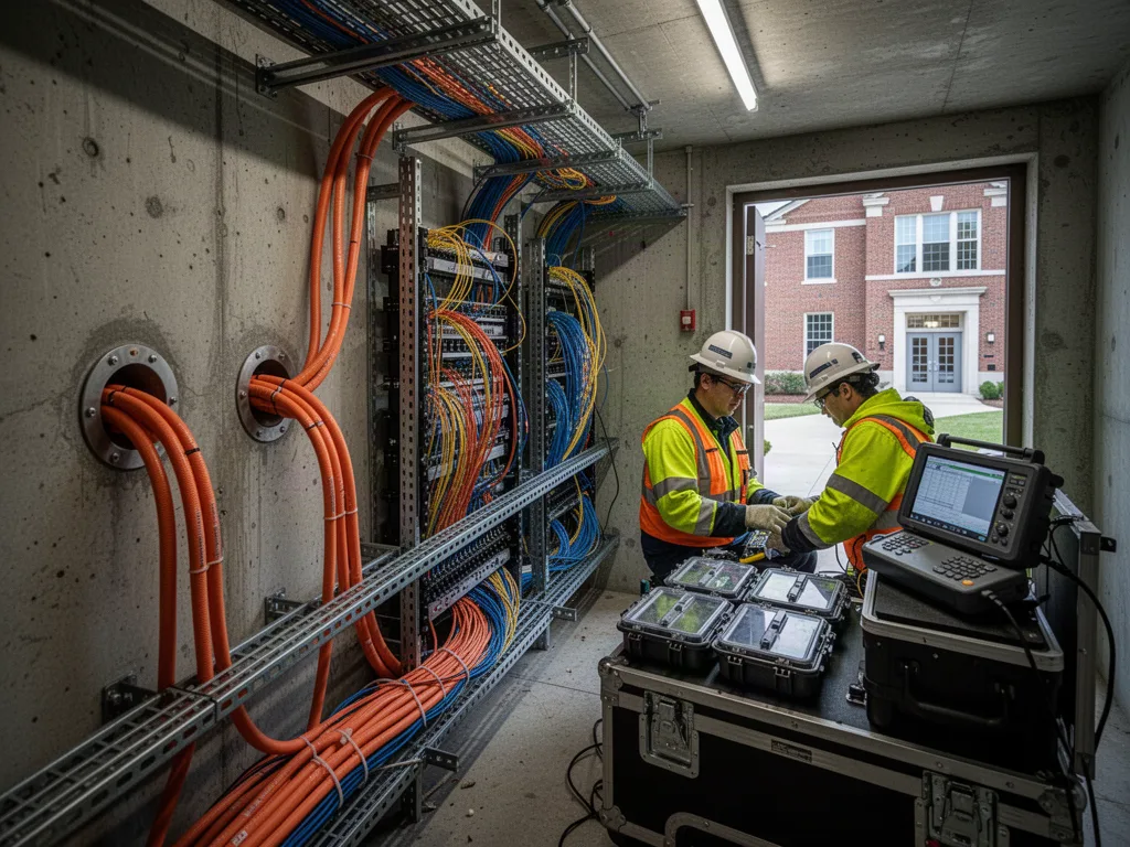 Campus Fiber Backbone, Edmonton, AB